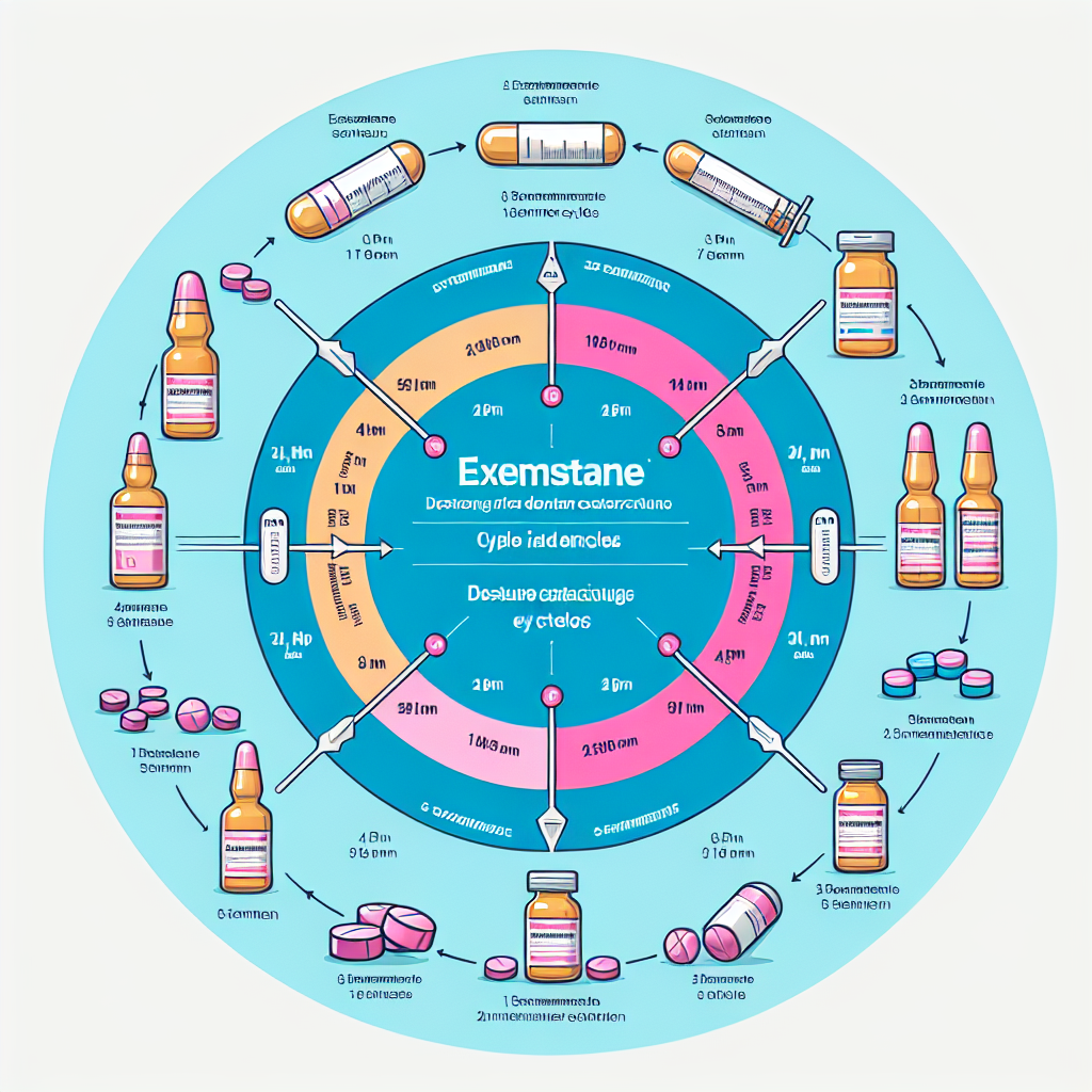 Caractéristiques du dosage de l'exémestane selon les cycles