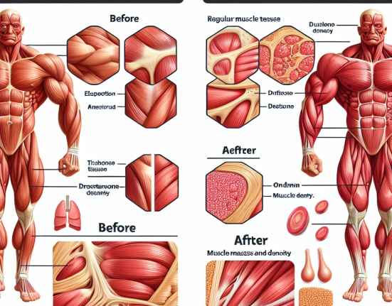 Comment la densité musculaire évolue-t-elle avec la Drostanolone
