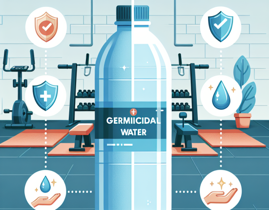 Eau germicide pour une utilisation quotidienne dans la salle de sport : Avantages et inconvénients