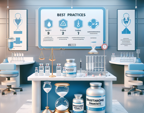 Meilleures pratiques pour la formation sur le Drostanolone Enantate