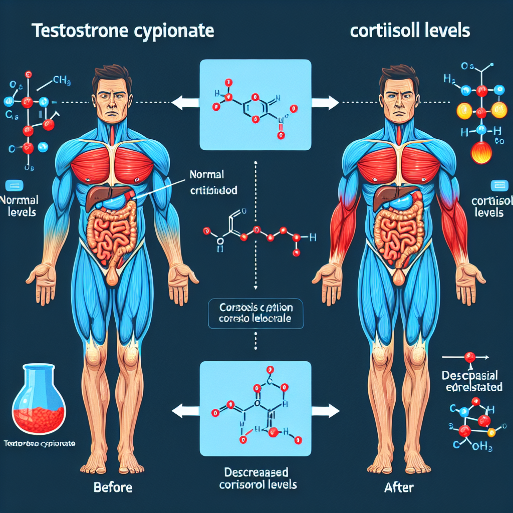 Effet du cypionate de testostérone sur le taux de cortisol
