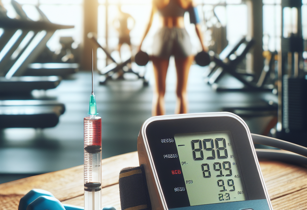 Injections pour la perte de poids et la tension artérielle pendant l'entraînement