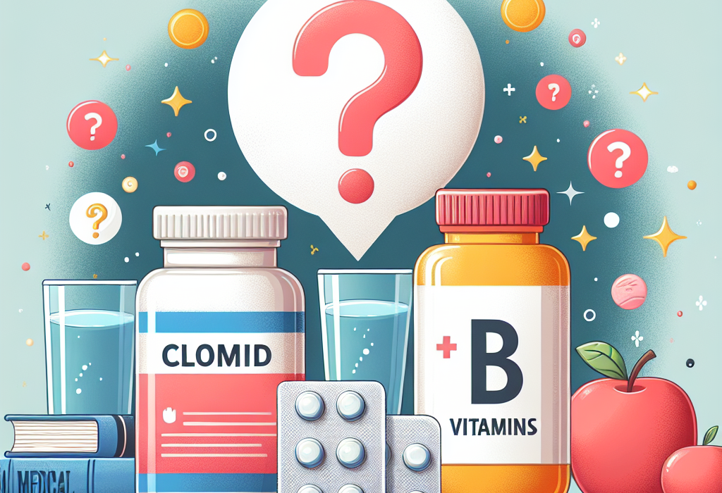 Peut-on associer Clomid aux vitamines B ?