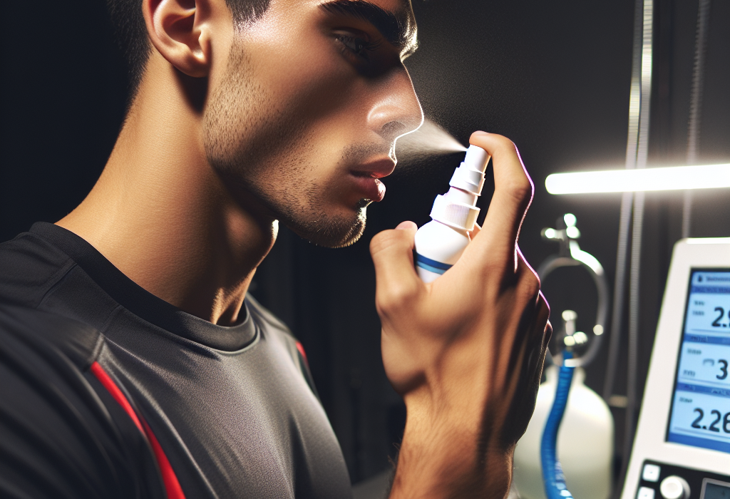 Sprays nasaux avant le test de VO₂ max