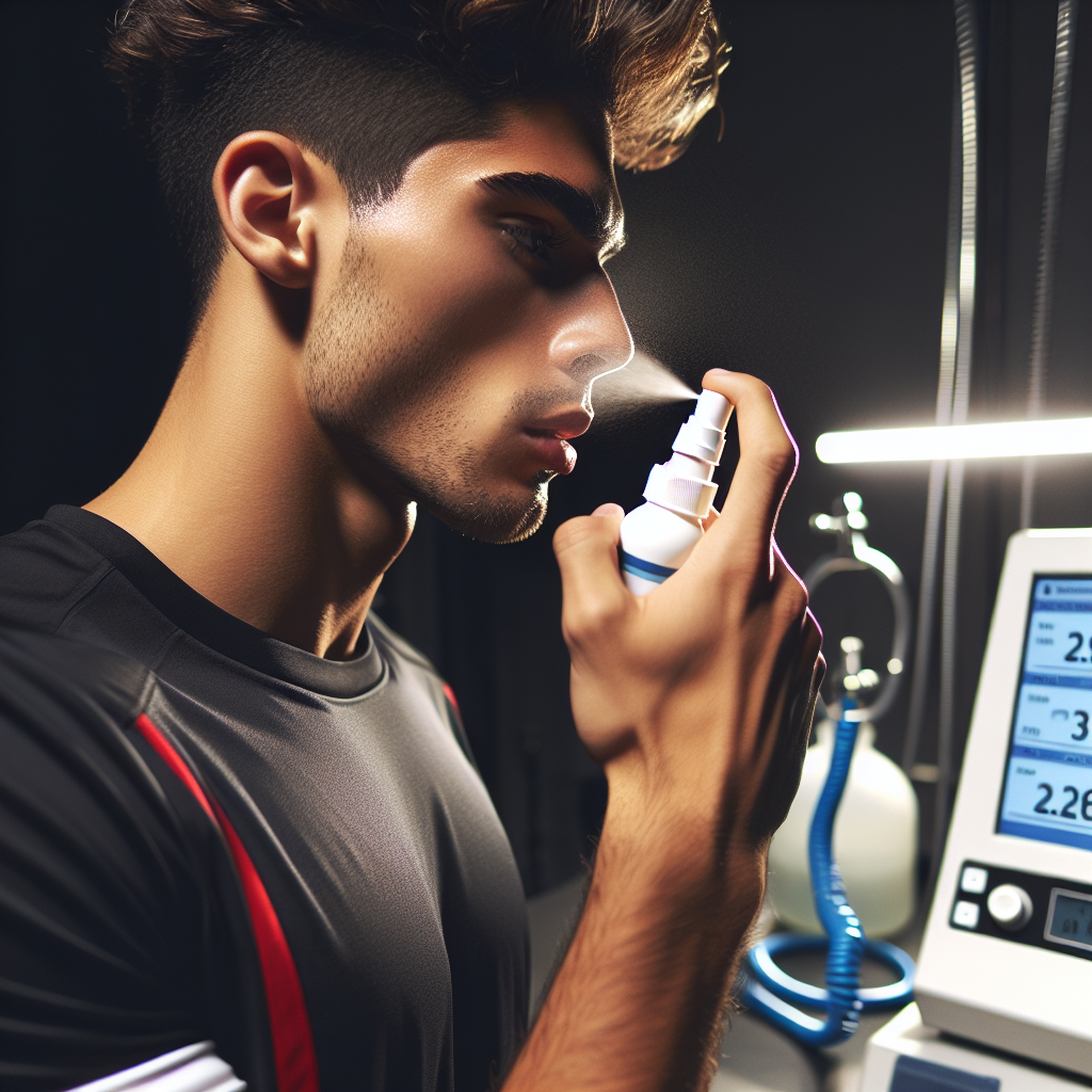 Sprays nasaux avant le test de VO₂ max