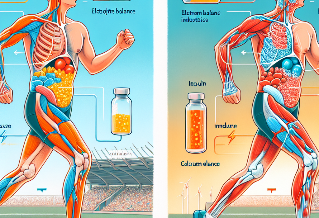 Effet de l'insuline sur l'équilibre électrolytique en compétition