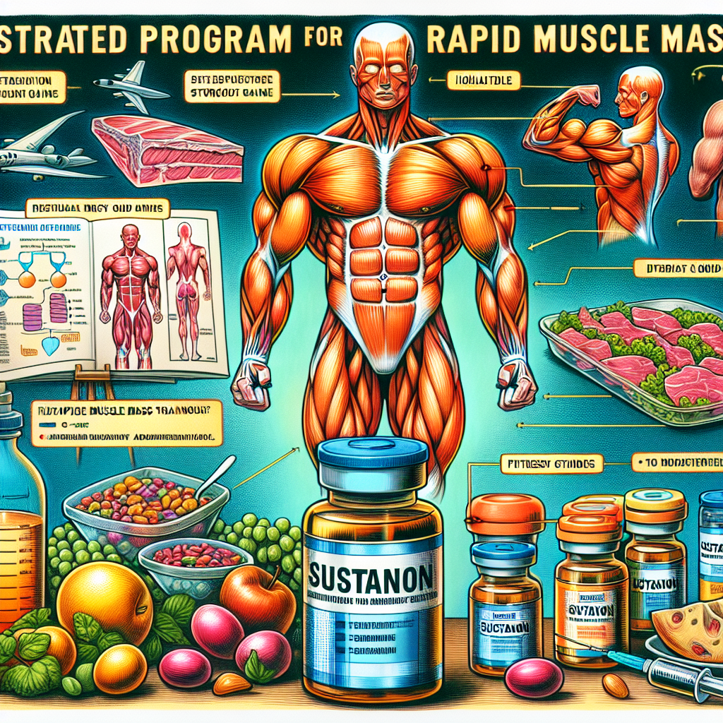 Un programme utilisant le Sustanon pour une prise de masse musculaire rapide